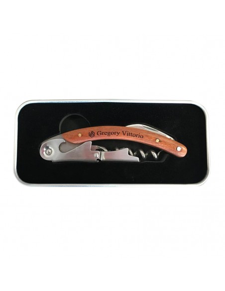 Personalised corkscrew - Foxy | oohwine.com