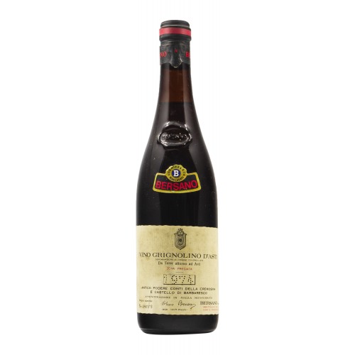 GRIGNOLINO D'ASTI 1974 BERSANO GRANDI BOTTIGLIE