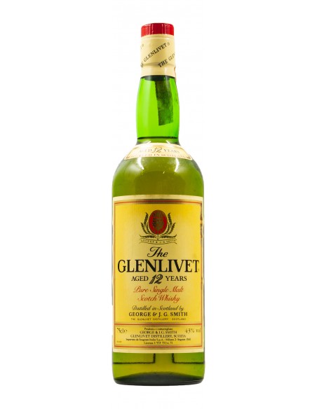 THE GLENLIVET AGED 12 YEARS OLD PURE SINGLE MALT SCOTCH WHISKY 0,75 CL 43°