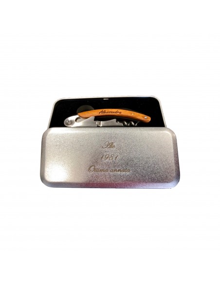 Personalised corkscrew - Foxy | oohwine.com
